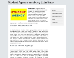 Student Agency autobusy