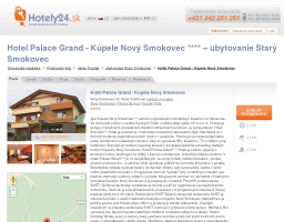 Hotel Palace Grand - Kúpele Nový Smokovec